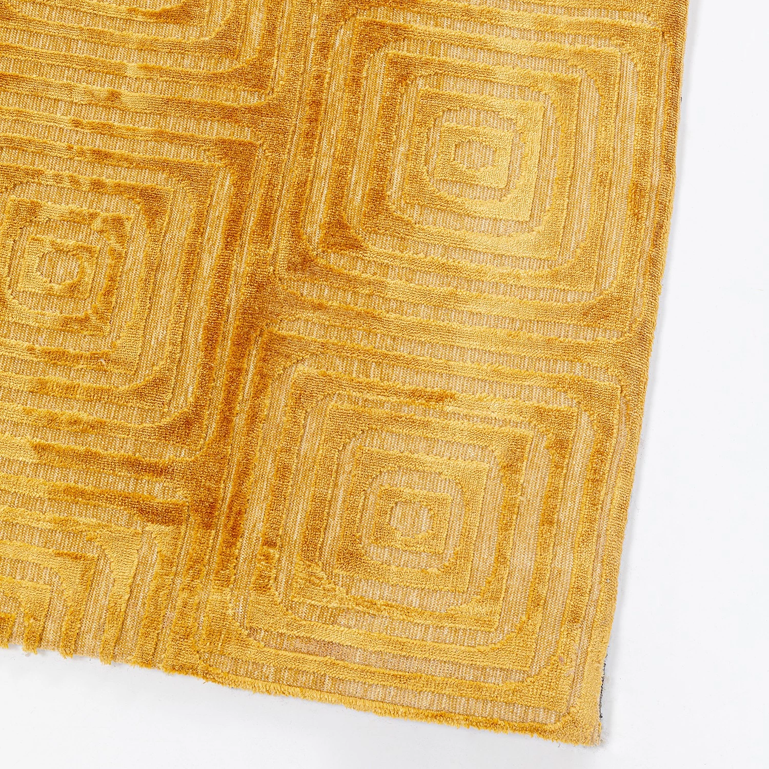 Kare Design Tapis Costa - Coton / Viscose - Jaune 7 Kare Design Tapis Costa - Coton / Viscose - Jaune – Image 5