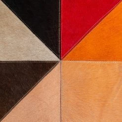 Kare Design Tapis en peau Adana - Peau de vache / Laine - Multicolore -Tapis Soldes Boutique 1000341197 220411 050 DETAILS P000000001000341197