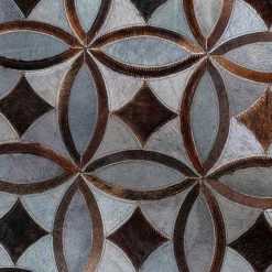 Kare Design Tapis en peau Izmir - Peau de vache / Laine - Multicolore -Tapis Soldes Boutique 1000341204 220411 040 DETAILS P000000001000341204