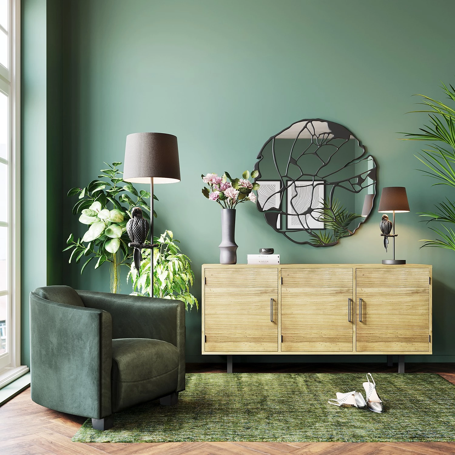 Kare Design Tapis Glimmer - Vert 4 Kare Design Tapis Glimmer - Vert – Image 2