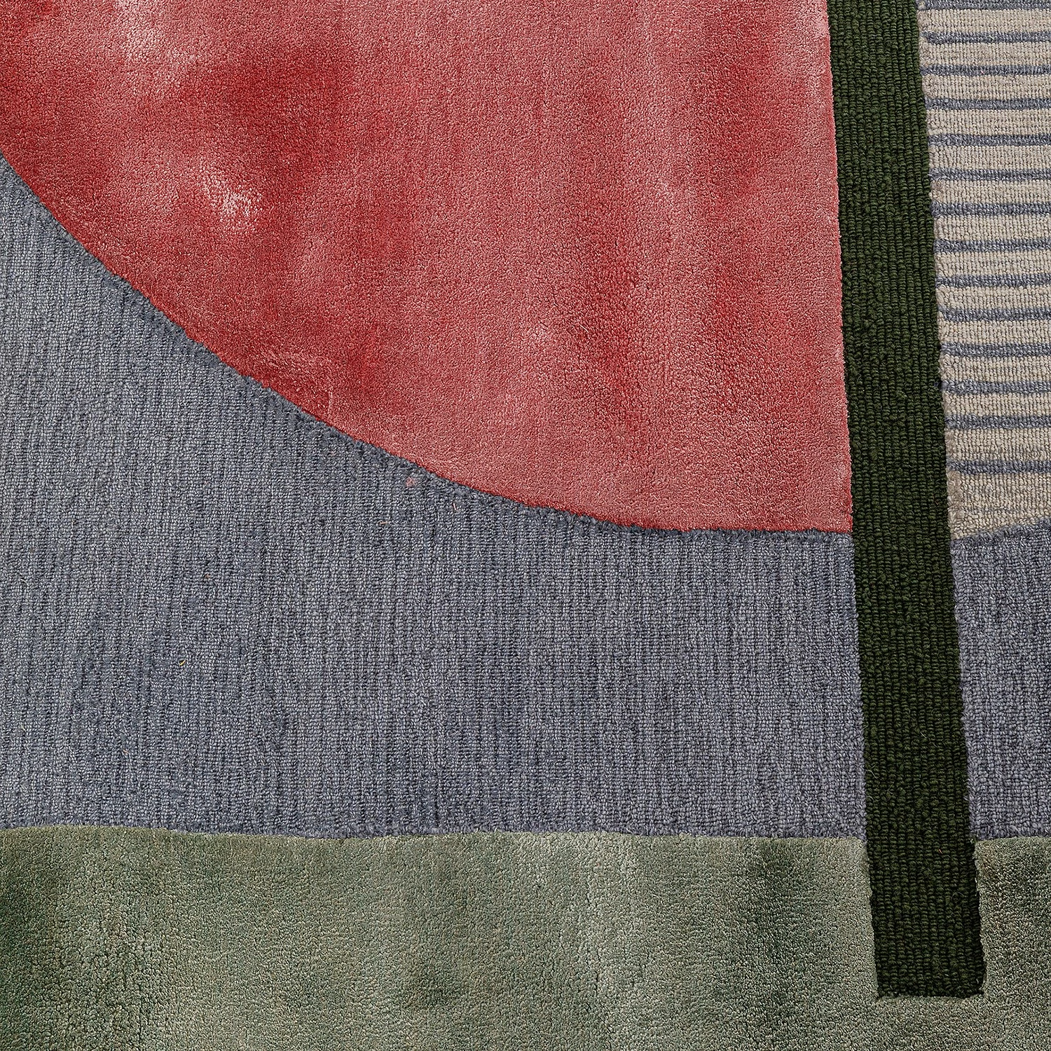 Kare Design Tapis Cubic - Vert / Rose vif 5 Kare Design Tapis Cubic - Vert / Rose vif – Image 3