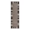 Hanse Home Tapis de couloir Border - Polypropylène - Beige / Taupe - 67 x 400 cm
