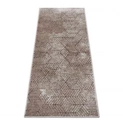 Hanse Home Tapis de couloir Polygon - Polypropylène - Beige / Taupe - 67 x 300 cm -Tapis Soldes Boutique 1000341285 220325 030 DETAILS P000000001000341285