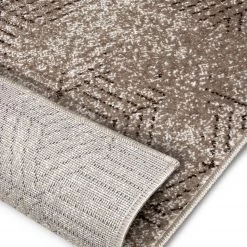 Hanse Home Tapis de couloir Polygon - Polypropylène - Beige / Taupe - 67 x 300 cm -Tapis Soldes Boutique 1000341285 220325 050 DETAILS P000000001000341285