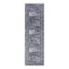 Hanse Home Tapis de couloir Frame - Polypropylène - Anthracite / Crème - 67 x 300 cm