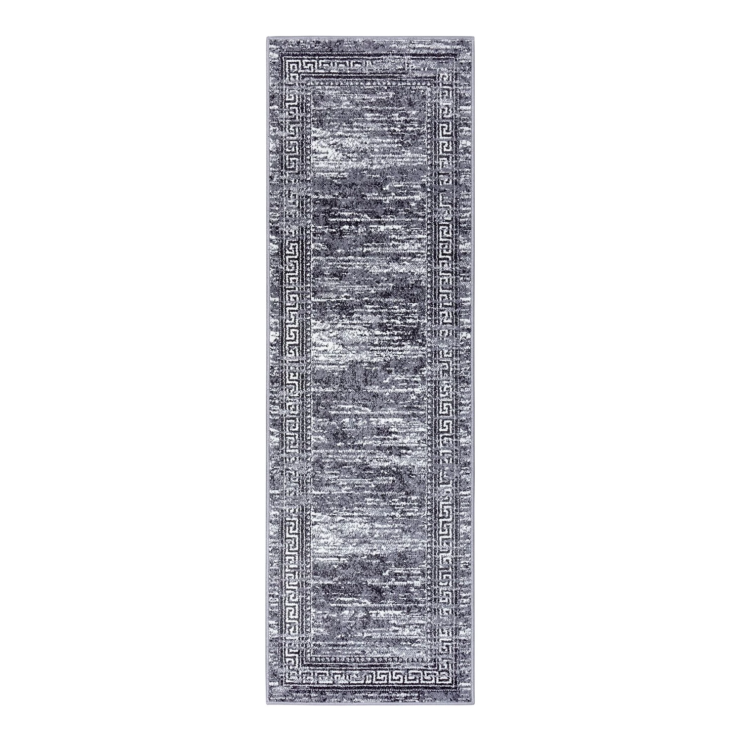Hanse Home Tapis de couloir Frame - Polypropylène - Anthracite / Crème - 67 x 300 cm 3 Hanse Home Tapis de couloir Frame - Polypropylène - Anthracite / Crème - 67 x 300 cm