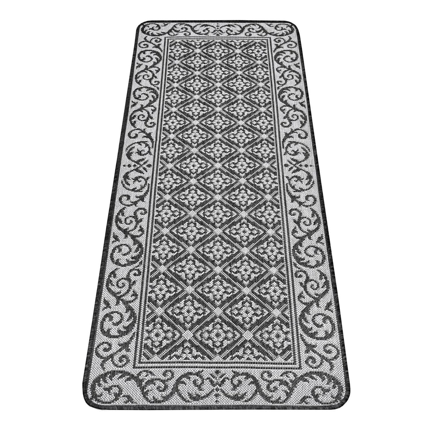 Hanse Home Tapis de cuisine Romb - Polypropylène - Anthracite / Crème 5 Hanse Home Tapis de cuisine Romb - Polypropylène - Anthracite / Crème – Image 3
