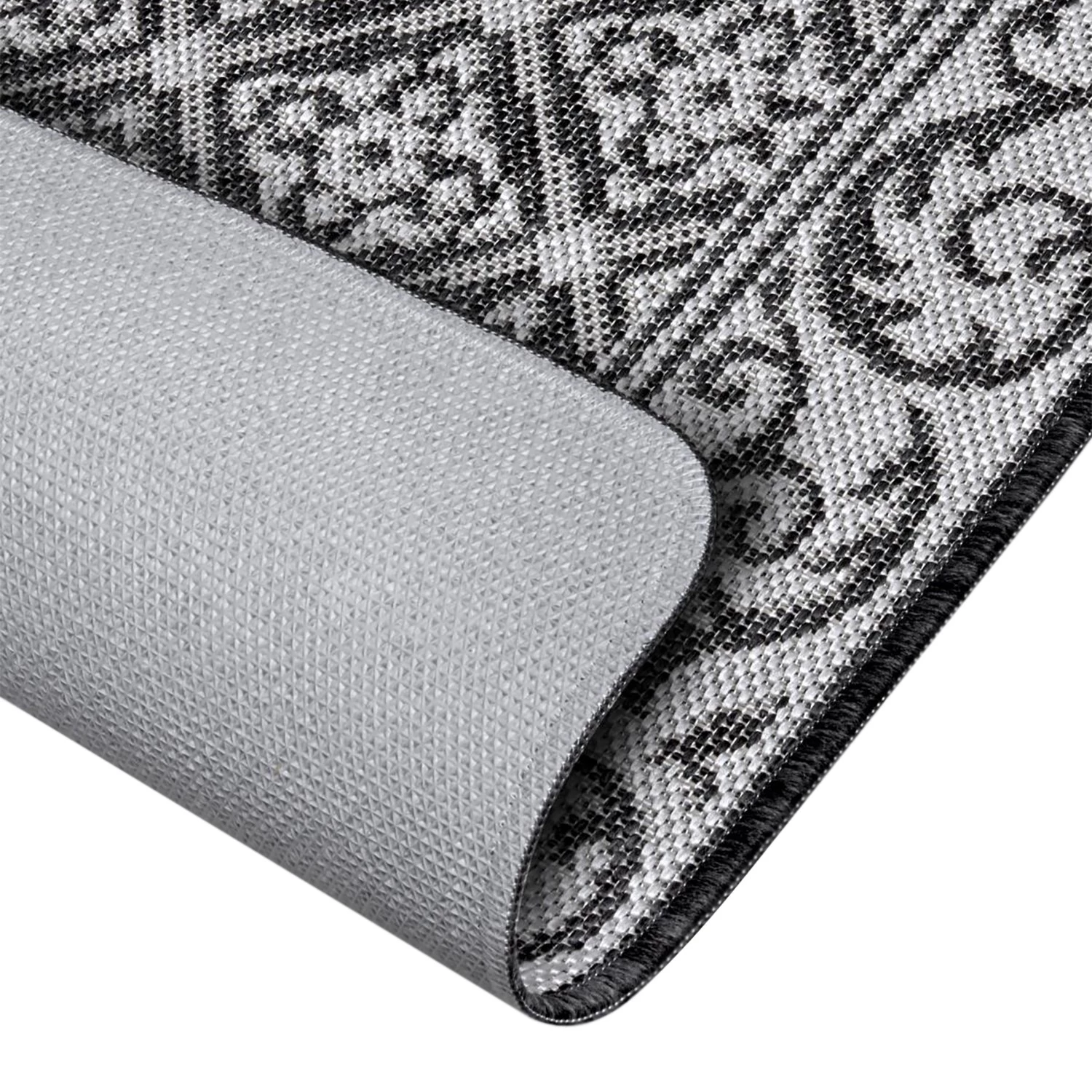 Hanse Home Tapis de cuisine Romb - Polypropylène - Anthracite / Crème 6 Hanse Home Tapis de cuisine Romb - Polypropylène - Anthracite / Crème – Image 4