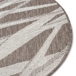 Northrugs Tapis intérieur / extérieur Palm - Polypropylène - Marron -Tapis Soldes Boutique 1000344306 220420 050 DETAILS P000000001000344306