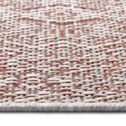 Northrugs Tapis intérieur / extérieur Cuadrado - Polypropylène - Orange - 140 x 200 cm -Tapis Soldes Boutique 1000344336 220420 060 DETAILS P000000001000344336