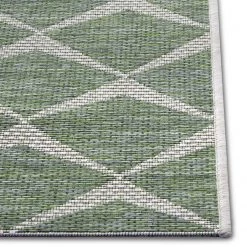 Northrugs Tapis intérieur / extérieur Escala - Polypropylène - Vert - 200 x 290 cm -Tapis Soldes Boutique 1000344380 220420 050 DETAILS P000000001000344380