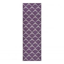 Northrugs Tapis de couloir int. / ext. Escala - Polypropylène - Mauve - 70 x 140 cm