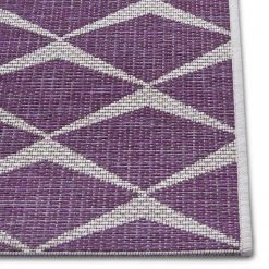 Northrugs Tapis de couloir int. / ext. Escala - Polypropylène - Mauve - 70 x 140 cm -Tapis Soldes Boutique 1000344401 220420 050 DETAILS P000000001000344401
