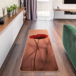 Bilderwelten Tapis de yoga Coquelicot - Face supérieure : liège<br>Face inférieure : caoutchouc naturel -Tapis Soldes Boutique 1000345990 220517 021 MOOD DETAILS P000000001000345990 mood