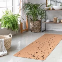 Bilderwelten Tapis de yoga Herbes vertes - Face supérieure : liège<br>Face inférieure : caoutchouc naturel -Tapis Soldes Boutique 1000345996 220517 020 MOOD DETAILS P000000001000345996 mood