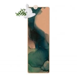 Bilderwelten Tapis de yoga Océan - Face supérieure : liège<br>Face inférieure : caoutchouc naturel - Turquoise -Tapis Soldes Boutique 1000345998 220517 040 DETAILS P000000001000345998