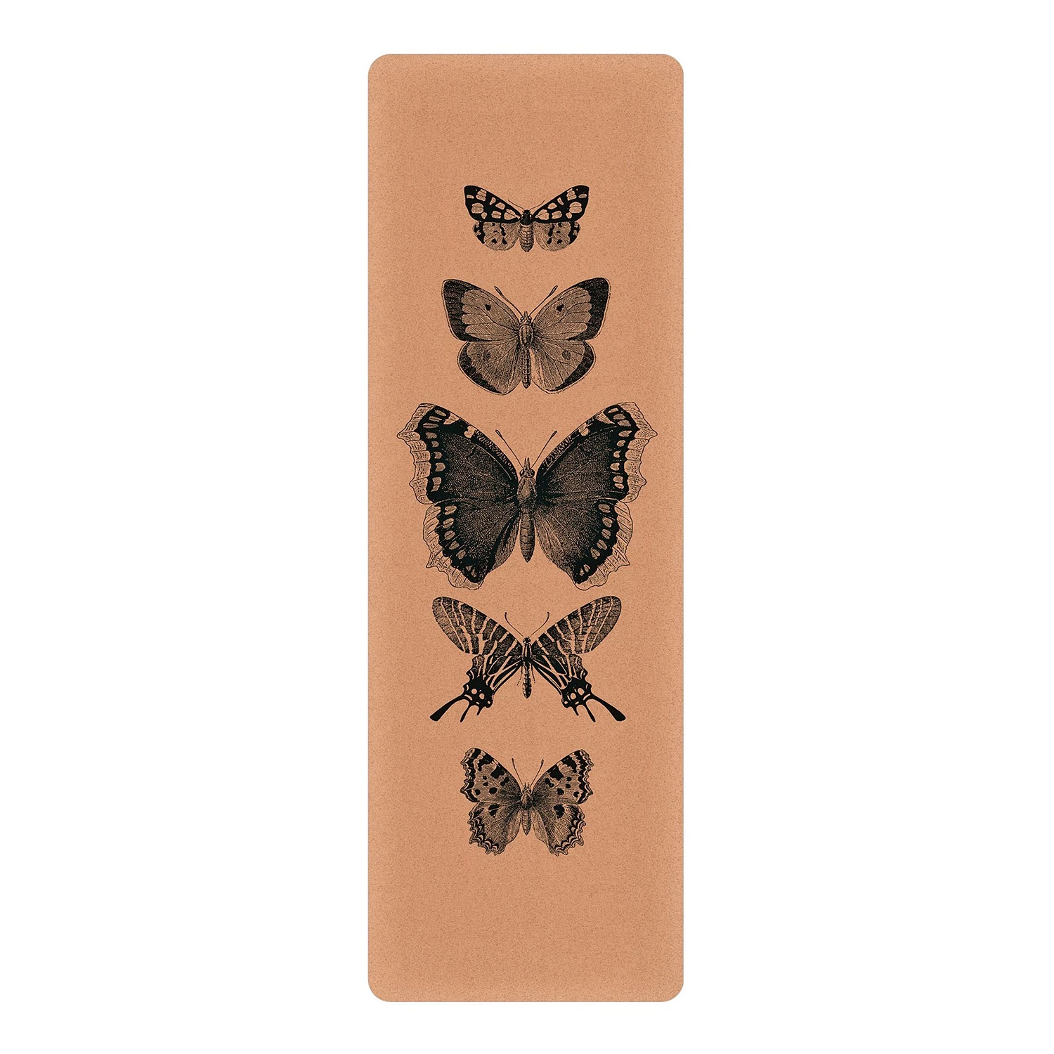 Bilderwelten Tapis de yoga Papillons - Face supérieure : liège<br>Face inférieure : caoutchouc naturel 3 Bilderwelten Tapis de yoga Papillons - Face supérieure : liège<br>Face inférieure : caoutchouc naturel