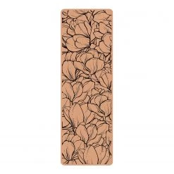 Bilderwelten Tapis de yoga Bourgeons de magnolia - Face supérieure : liège<br>Face inférieure : caoutchouc naturel