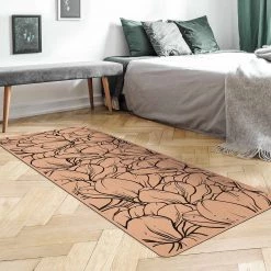 Bilderwelten Tapis de yoga Bourgeons de magnolia - Face supérieure : liège<br>Face inférieure : caoutchouc naturel -Tapis Soldes Boutique 1000346014 220517 021 MOOD DETAILS P000000001000346014 mood