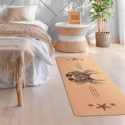 Bilderwelten Tapis de yoga Crabe avec étoile de mer - Face supérieure : liège<br>Face inférieure : caoutchouc naturel -Tapis Soldes Boutique 1000346016 220517 021 MOOD DETAILS P000000001000346016 mood