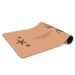 Bilderwelten Tapis de yoga Crabe avec étoile de mer - Face supérieure : liège<br>Face inférieure : caoutchouc naturel -Tapis Soldes Boutique 1000346016 220517 030 DETAILS P000000001000346016