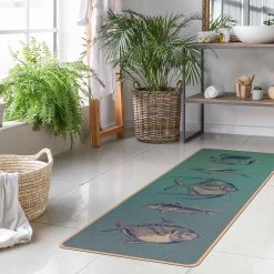 Bilderwelten Tapis de yoga Poissons - Face supérieure : liège<br>Face inférieure : caoutchouc naturel -Tapis Soldes Boutique 1000346018 220517 020 MOOD DETAILS P000000001000346018 mood