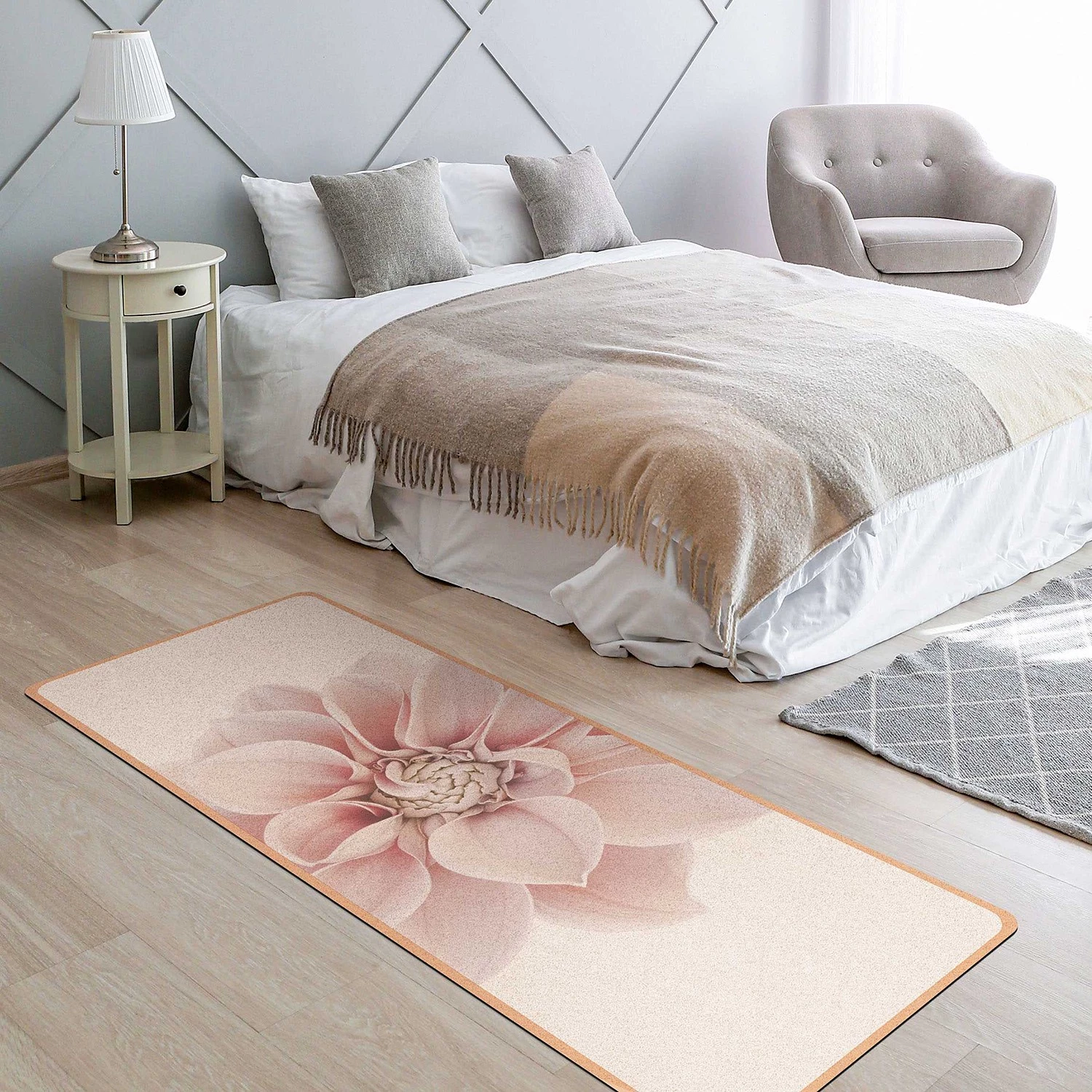 Bilderwelten Tapis de yoga Fleur II - Face supérieure : liège<br>Face inférieure : caoutchouc naturel 4 Bilderwelten Tapis de yoga Fleur II - Face supérieure : liège<br>Face inférieure : caoutchouc naturel – Image 2
