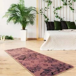 Bilderwelten Tapis de yoga Lilas aquarelle - Face supérieure : liège<br>Face inférieure : caoutchouc naturel -Tapis Soldes Boutique 1000346032 220517 021 MOOD DETAILS P000000001000346032 mood