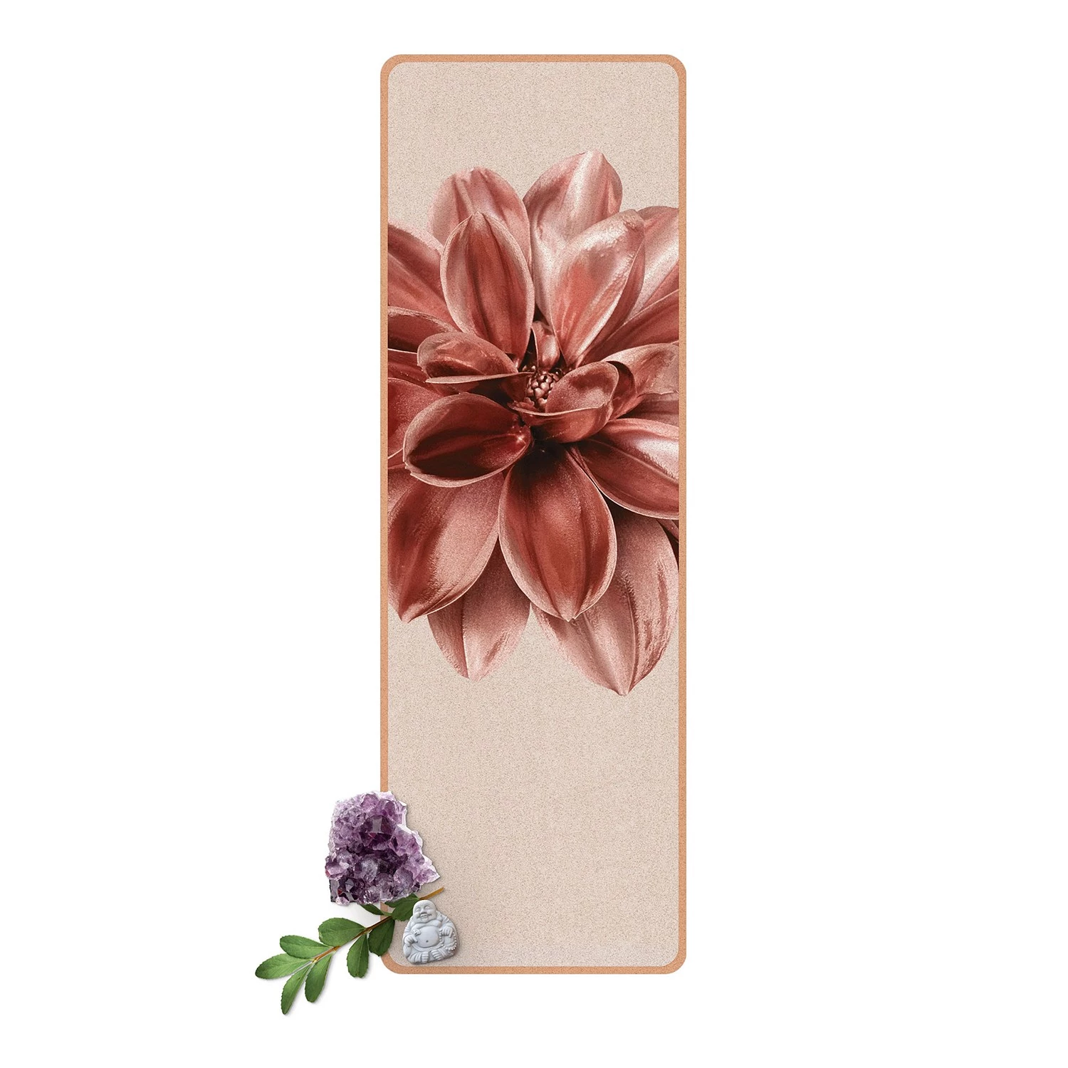 Bilderwelten Tapis de yoga Fleur III - Face supérieure : liège<br>Face inférieure : caoutchouc naturel 7 Bilderwelten Tapis de yoga Fleur III - Face supérieure : liège<br>Face inférieure : caoutchouc naturel – Image 5