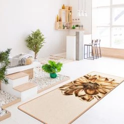 Bilderwelten Tapis de yoga Fleur I - Face supérieure : liège<br>Face inférieure : caoutchouc naturel -Tapis Soldes Boutique 1000346034 220517 020 MOOD DETAILS P000000001000346034 mood