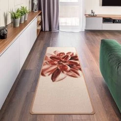 Bilderwelten Tapis de yoga Dahlia Rose - Face supérieure : liège<br>Face inférieure : caoutchouc naturel -Tapis Soldes Boutique 1000346036 220517 021 MOOD DETAILS P000000001000346036 mood