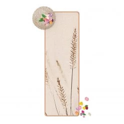 Bilderwelten Tapis de yoga Herbes séchées - Face supérieure : liège<br>Face inférieure : caoutchouc naturel -Tapis Soldes Boutique 1000346046 220517 040 DETAILS P000000001000346046