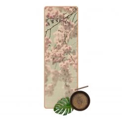 Bilderwelten Tapis de yoga Fleurs de cerisier - Face supérieure : liège<br>Face inférieure : caoutchouc naturel -Tapis Soldes Boutique 1000346056 220517 040 DETAILS P000000001000346056