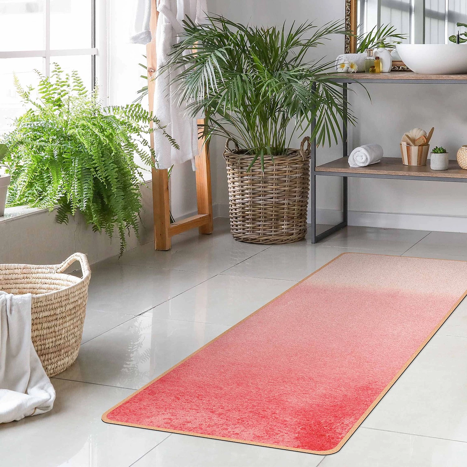 Bilderwelten Tapis de yoga Corail - Face supérieure : liège<br>Face inférieure : caoutchouc naturel 4 Bilderwelten Tapis de yoga Corail - Face supérieure : liège<br>Face inférieure : caoutchouc naturel – Image 2