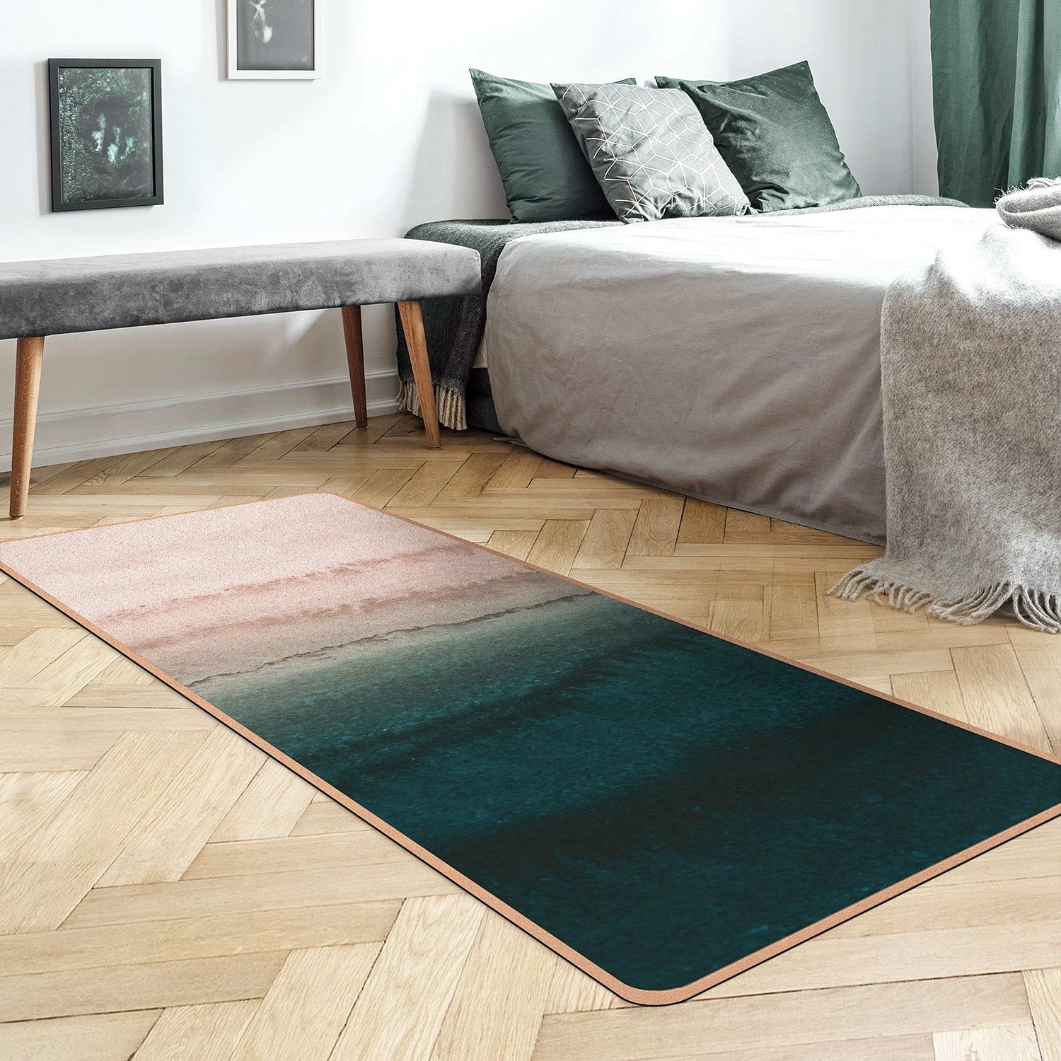 Bilderwelten Tapis de yoga Embruns - Face supérieure : liège<br>Face inférieure : caoutchouc naturel 4 Bilderwelten Tapis de yoga Embruns - Face supérieure : liège<br>Face inférieure : caoutchouc naturel – Image 2