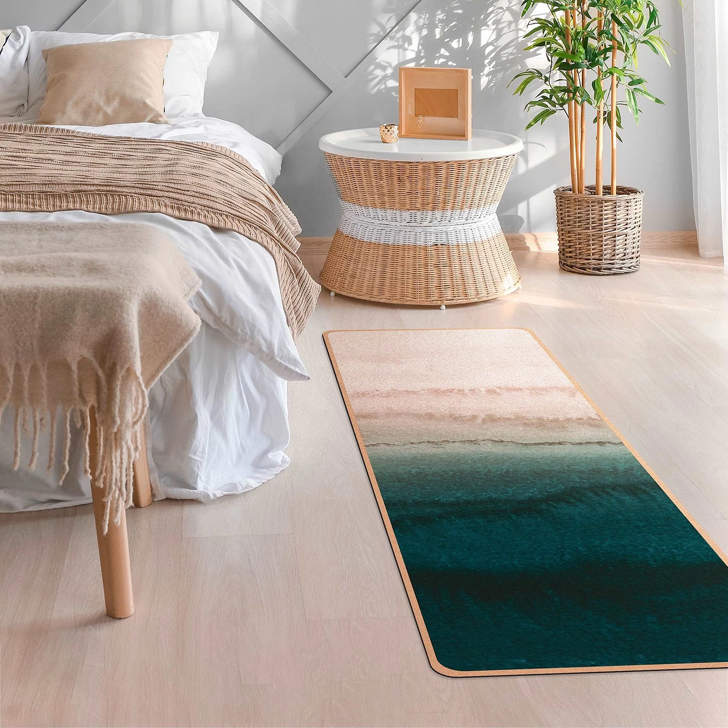 Bilderwelten Tapis de yoga Embruns - Face supérieure : liège<br>Face inférieure : caoutchouc naturel 5 Bilderwelten Tapis de yoga Embruns - Face supérieure : liège<br>Face inférieure : caoutchouc naturel – Image 3