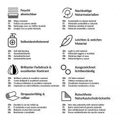 Bilderwelten Tapis de yoga Embruns - Face supérieure : liège<br>Face inférieure : caoutchouc naturel -Tapis Soldes Boutique 1000346059 220517 600 ICON DETAILS P000000001000346059 icon seal