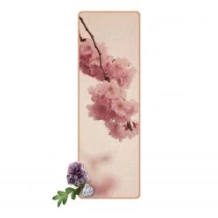 Bilderwelten Tapis de yoga Bourgeons de printemps - Face supérieure : liège<br>Face inférieure : caoutchouc naturel -Tapis Soldes Boutique 1000346065 220517 040 DETAILS P000000001000346065
