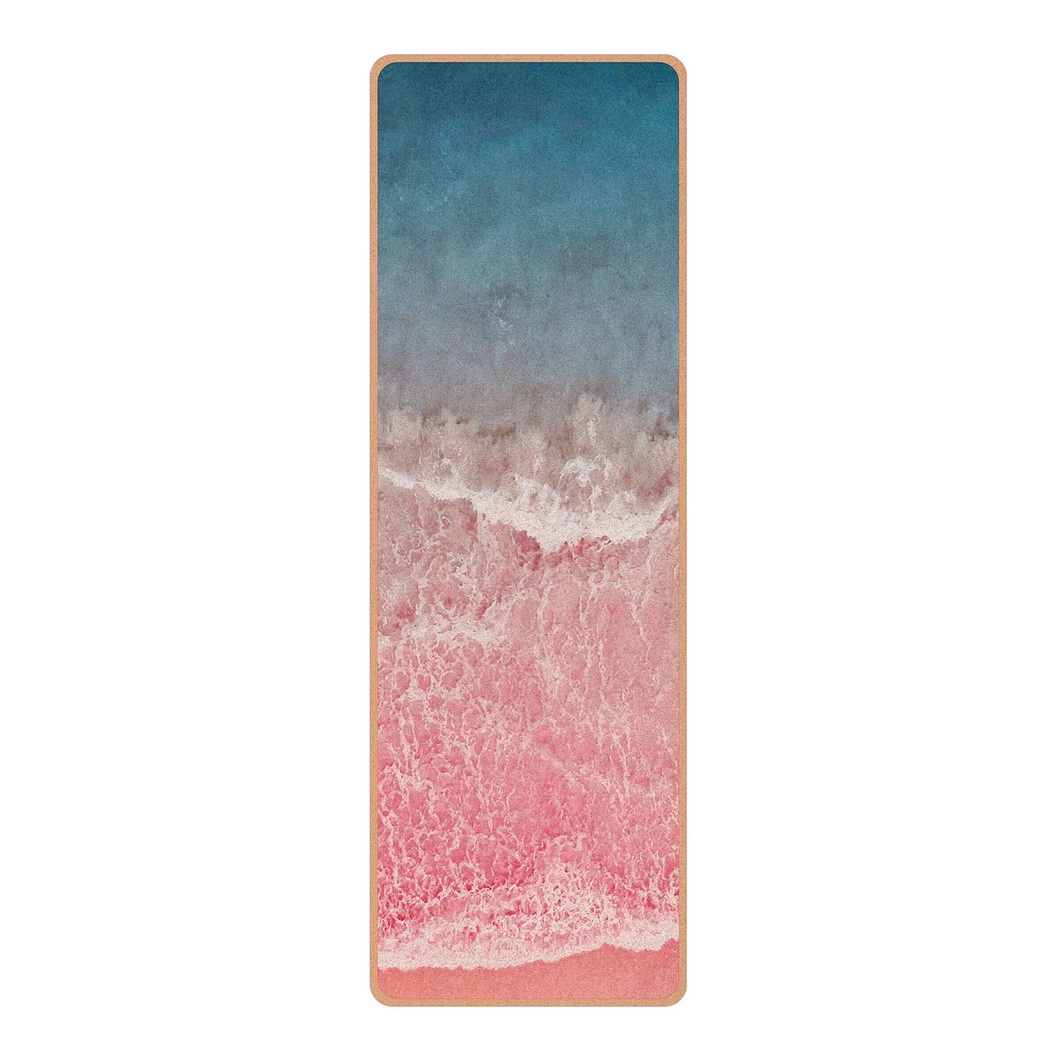 Bilderwelten Tapis de yoga Océan rose - Face supérieure : liège<br>Face inférieure : caoutchouc naturel 3 Bilderwelten Tapis de yoga Océan rose - Face supérieure : liège<br>Face inférieure : caoutchouc naturel