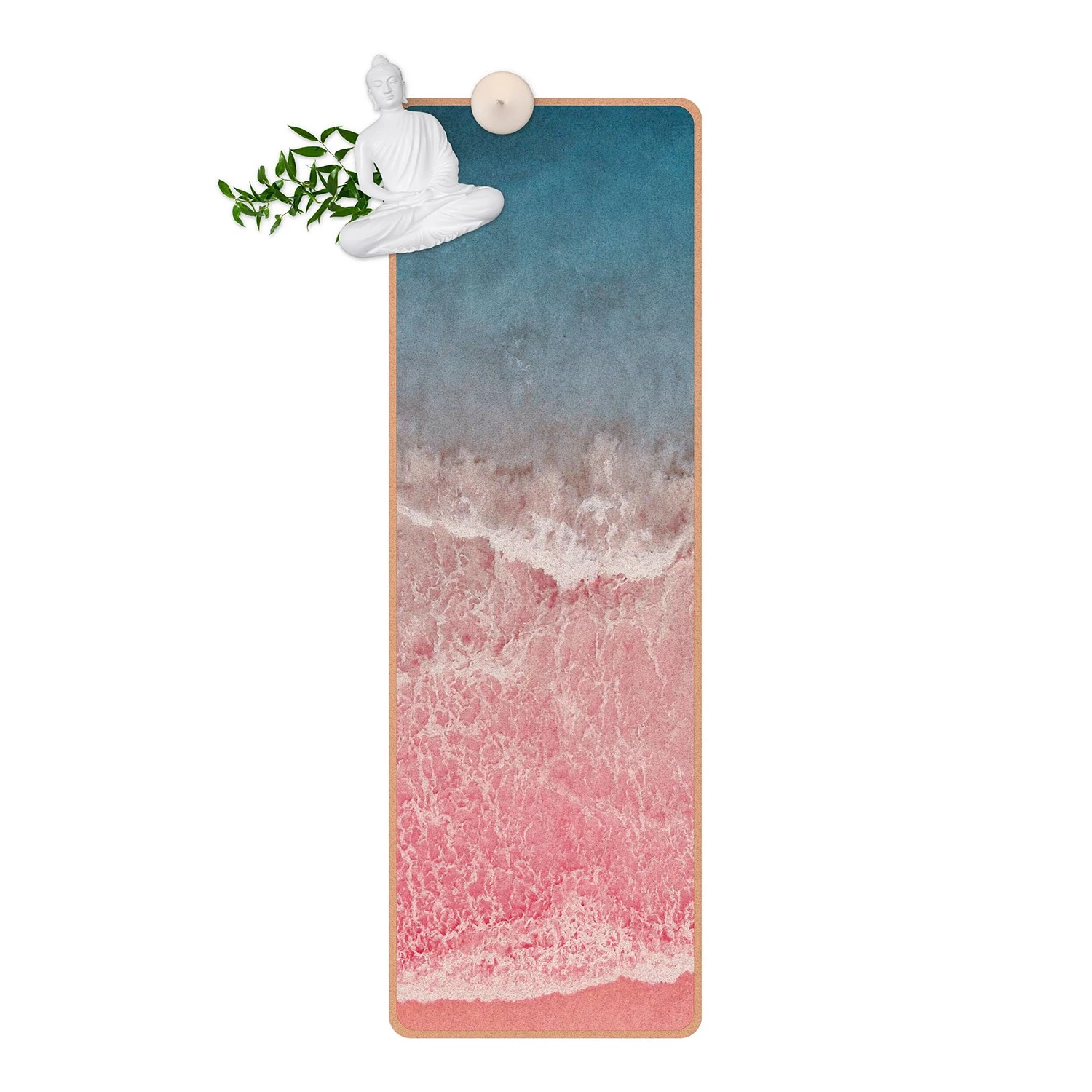 Bilderwelten Tapis de yoga Océan rose - Face supérieure : liège<br>Face inférieure : caoutchouc naturel 7 Bilderwelten Tapis de yoga Océan rose - Face supérieure : liège<br>Face inférieure : caoutchouc naturel – Image 5