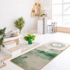 Bilderwelten Tapis de yoga Buddha Mandala - Face supérieure : liège<br>Face inférieure : caoutchouc naturel -Tapis Soldes Boutique 1000346085 220517 020 MOOD DETAILS P000000001000346085 mood