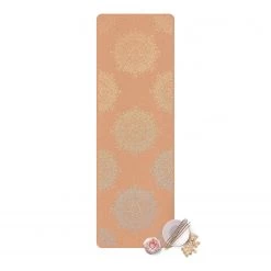 Bilderwelten Tapis de yoga Mandala hindoux - Face supérieure : liège<br>Face inférieure : caoutchouc naturel -Tapis Soldes Boutique 1000346102 220517 040 DETAILS P000000001000346102