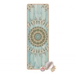 Bilderwelten Tapis de yoga Mandala I - Face supérieure : liège<br>Face inférieure : caoutchouc naturel -Tapis Soldes Boutique 1000346103 220517 040 DETAILS P000000001000346103