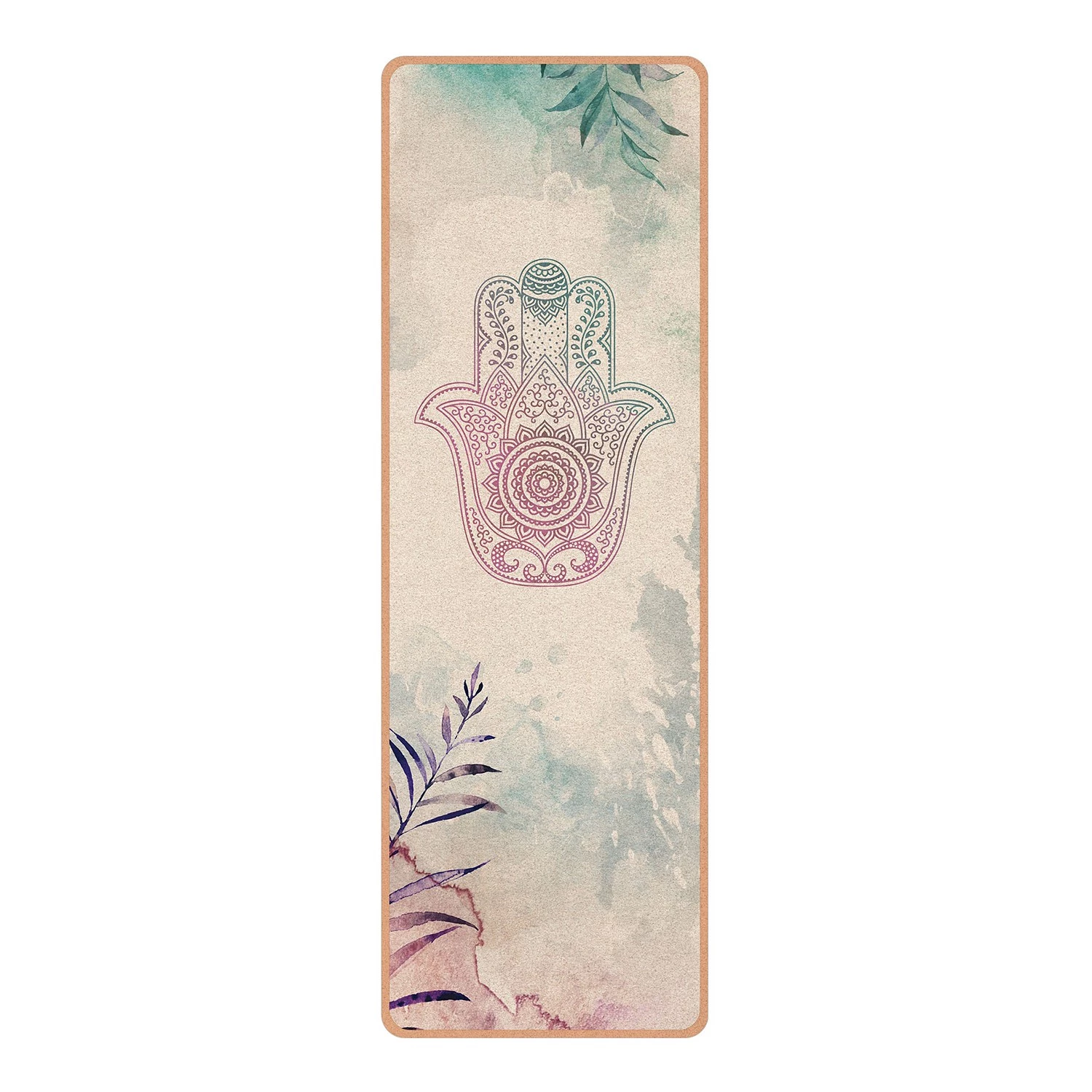 Bilderwelten Tapis de yoga Main de Fatma - Face supérieure : liège<br>Face inférieure : caoutchouc naturel 3 Bilderwelten Tapis de yoga Main de Fatma - Face supérieure : liège<br>Face inférieure : caoutchouc naturel