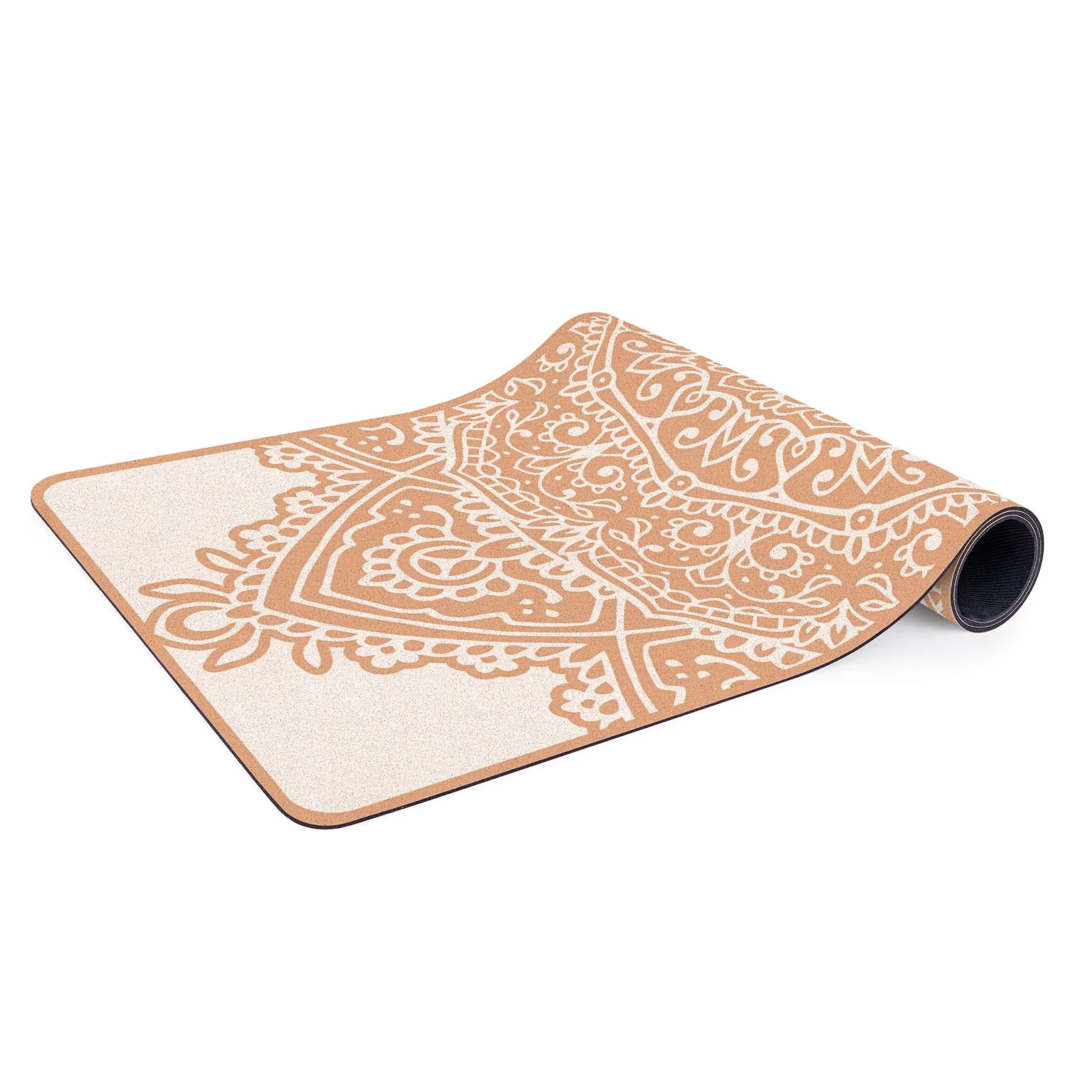 Bilderwelten Tapis de yoga Mandala III - Face supérieure : liège<br>Face inférieure : caoutchouc naturel 6 Bilderwelten Tapis de yoga Mandala III - Face supérieure : liège<br>Face inférieure : caoutchouc naturel – Image 4