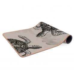 Bilderwelten Tapis de yoga Trois tortues - Face supérieure : liège<br>Face inférieure : caoutchouc naturel - Noir / Blanc -Tapis Soldes Boutique 1000346111 220517 030 DETAILS P000000001000346111