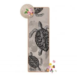 Bilderwelten Tapis de yoga Trois tortues - Face supérieure : liège<br>Face inférieure : caoutchouc naturel - Noir / Blanc -Tapis Soldes Boutique 1000346111 220517 040 DETAILS P000000001000346111