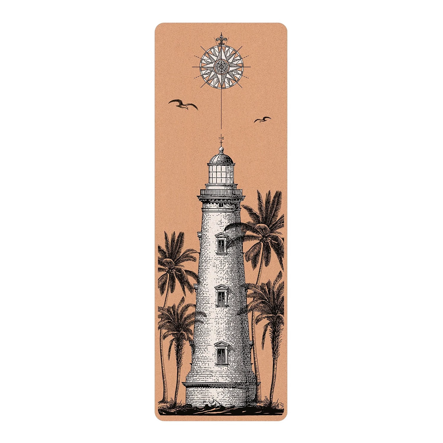 Bilderwelten Tapis de yoga Phare - Face supérieure : liège<br>Face inférieure : caoutchouc naturel 3 Bilderwelten Tapis de yoga Phare - Face supérieure : liège<br>Face inférieure : caoutchouc naturel