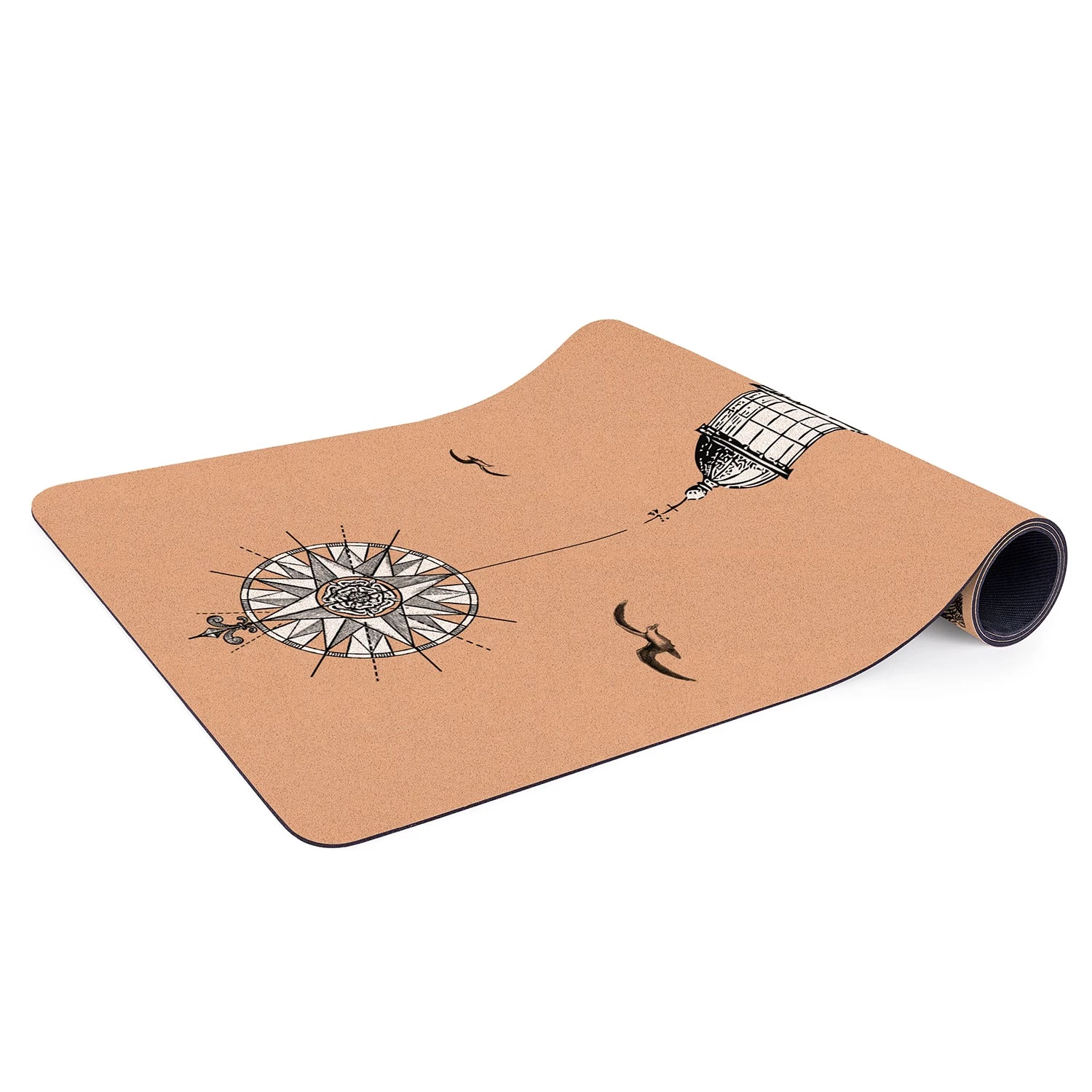 Bilderwelten Tapis de yoga Phare - Face supérieure : liège<br>Face inférieure : caoutchouc naturel 6 Bilderwelten Tapis de yoga Phare - Face supérieure : liège<br>Face inférieure : caoutchouc naturel – Image 4