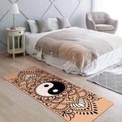 Bilderwelten Tapis de yoga Mandala Yin et Yang - Face supérieure : liège<br>Face inférieure : caoutchouc naturel -Tapis Soldes Boutique 1000346114 220517 021 MOOD DETAILS P000000001000346114 mood